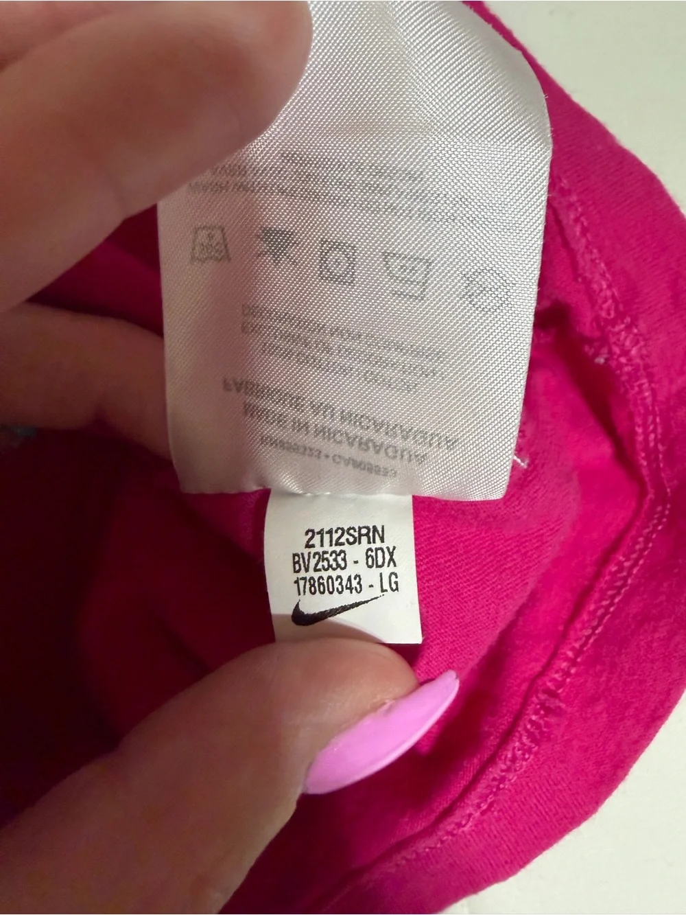💥 KIDS Nike Hot Pink Logo Tee